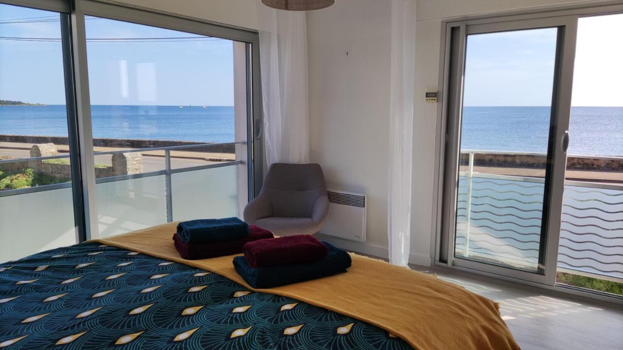Appartement T3 De 74M2 Tres Lumineux Vue Panoramique Mer Et Plages Concarneau Esterno foto